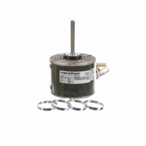 048A11O1045 - Marathon 0.25 HP Fan and Blower HVAC/R Motor, 1 phase, 1200 RPM, 115 V, 48Y Frame, OPAO - X472