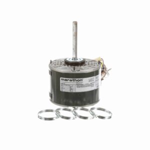 048A11O1046 - Marathon 0.17 HP Fan and Blower HVAC/R Motor, 1 phase, 1200 RPM, 115 V, 48Y Frame, OPAO - X473