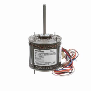 048A11O11066 - Marathon 0.50 HP 4 speed Fan and Blower HVAC/R Motor, 1 phase, 1200 RPM, 115 V, 48Y Frame, OPAO - X077