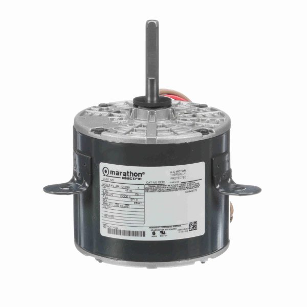 048A11O1109 - Marathon 0.33 HP 2 speed Definite Purpose AC Motor, 1 phase, 1200/1200 RPM, 230 V, 48Y Frame, OPAO - X222