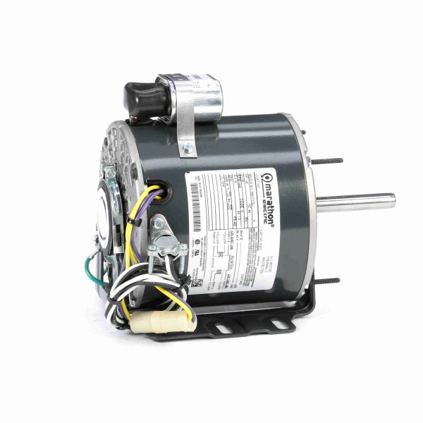 048A17T72 - Marathon 0.17 HP Direct Drive Blower and Unit Heater HVAC/R Motor, 1 phase, 1800 RPM, 115 V, 48Z Frame, TEAO - X301