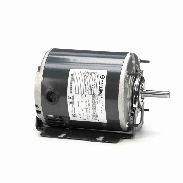 048S17D2116 - Marathon 0.25 HP Fan and Blower HVAC/R Motor, 1 phase, 1800 RPM, 277 V, 48Z Frame, ODP - B606