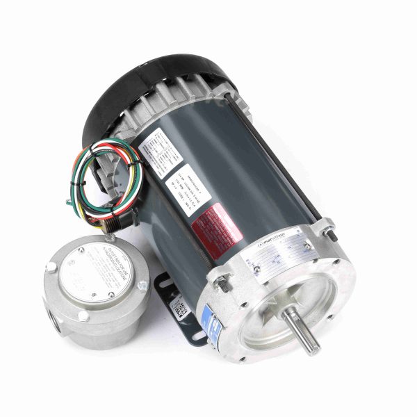 056C17G5326 - Marathon 0.75 HP Explosion Proof Motor, 1 phase, 1800 RPM, 115/208-230 V, 56C Frame, EPFC - G874