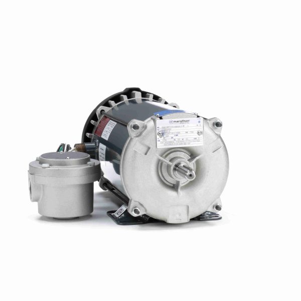 056T17G15600 - Marathon 1 HP Explosion Proof Motor, 3 phase, 1800 RPM, 230/460 V, 56 Frame, EPFC - G663A