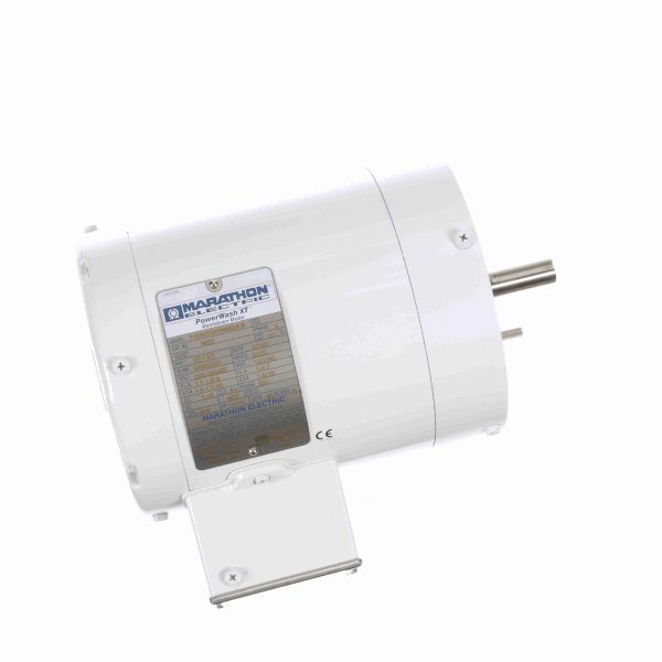 056T34V99002 - Marathon 0.50 HP Washdown Motor, 3 phase, 3600 RPM, 208-230/460 V, 56C Frame, TENV - N667