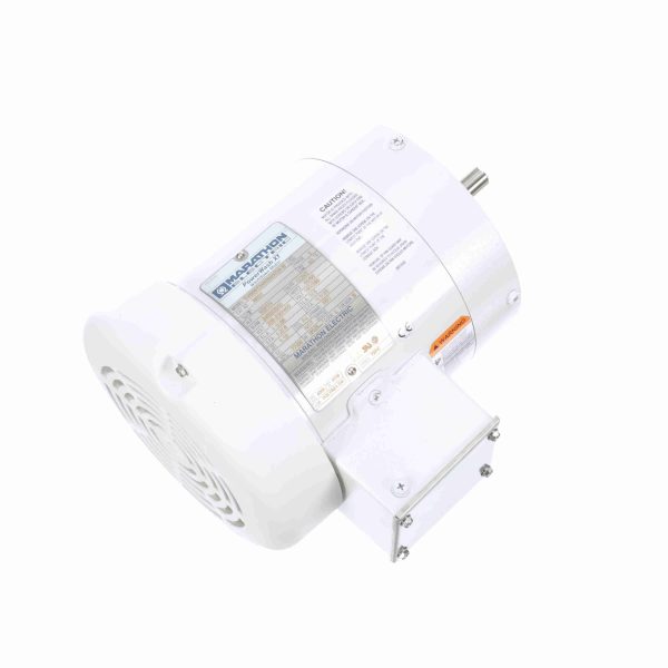 056T34W99002 - Marathon 0.33 HP Washdown Motor, 3 phase, 3600 RPM, 208-230/460 V, 56C Frame, TEFC - N631