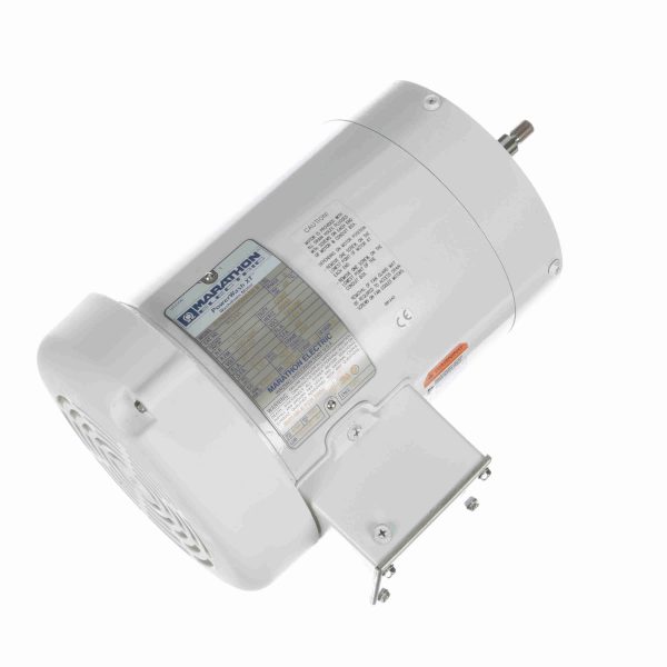 056T34W99018 - Marathon 1.50 HP Washdown Motor, 3 phase, 3600 RPM, 230/460 V, 56J Frame, TEFC - N234A