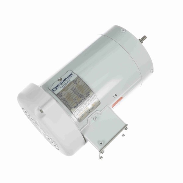 056T34W99019 - Marathon 2 HP Washdown Motor, 3 phase, 3600 RPM, 230/460 V, 56J Frame, TEFC - N236A