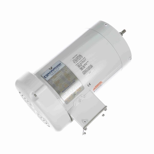 056T34W99024 - Marathon 3 HP Washdown Motor, 3 phase, 3600 RPM, 230/460 V, 56J Frame, TEFC - N238A