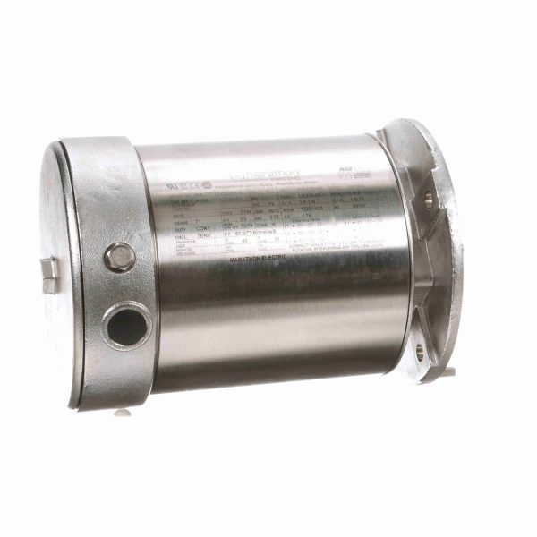 071T17V5326 - Marathon 0.33 HP Washdown Motor, 3 phase, 1800 RPM, 208-230/460 V, 71 Frame, TENV - R700