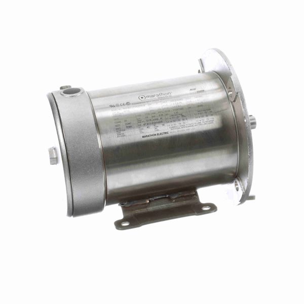 080T17V5327 - Marathon 0.33 HP Washdown Motor, 3 phase, 1800 RPM, 208-230/460 V, 80 Frame, TENV - R710