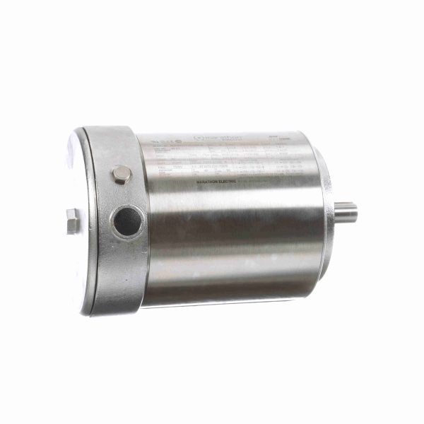 080T17V5328 - Marathon 0.33 HP Washdown Motor, 3 phase, 1800 RPM, 208-230/460 V, 80 Frame, TENV - R721