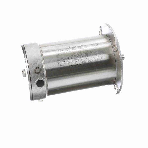 080T17V5331 - Marathon 0.50 HP Washdown Motor, 3 phase, 1800 RPM, 208-230/460 V, 80 Frame, TENV - R703