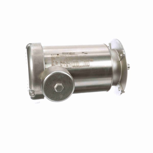 090LT17W6028 - Marathon 2 HP Washdown Motor, 3 phase, 1800 RPM, 230/460 V, 90L Frame, TEFC - R707A