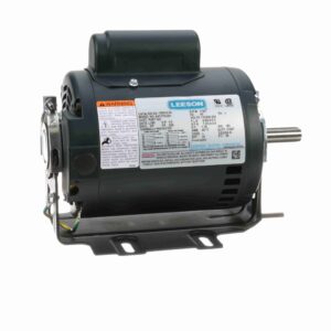 100010.00 - Leeson 0.33 HP General Purpose Motor, 1 phase, 1800 RPM, 115/208-230 V, 56 Frame, ODP - 100010.00