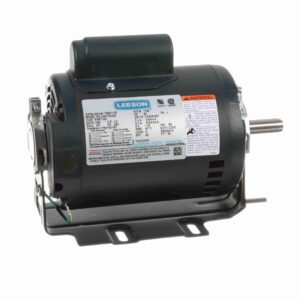 100011.00 - Leeson 0.50 HP General Purpose Motor, 1 phase, 1800 RPM, 115/208-230 V, 56 Frame, ODP - 100011.00