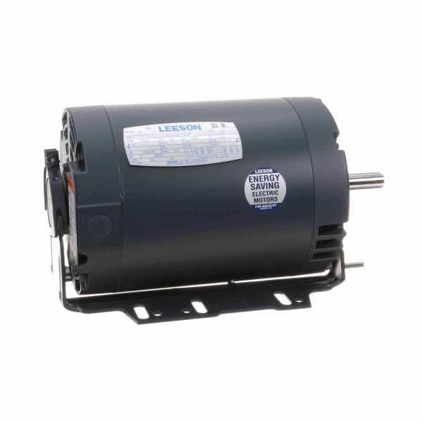 114197.00 - Leeson 2 HP General Purpose Motor, 3 phase, 1800 RPM, 230/460 V, 56H Frame, ODP - 114197.00
