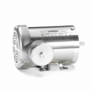 119500.00 - Leeson 1 HP Washdown Motor, 3 phase, 1800 RPM, 208-230/460 V, 56C Frame, TEFC - 119500.00