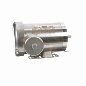 119513.00 - Leeson 1 HP Washdown Motor, 3 phase, 1200 RPM, 230/460 V, 56HC Frame, TEFC - 119513.00