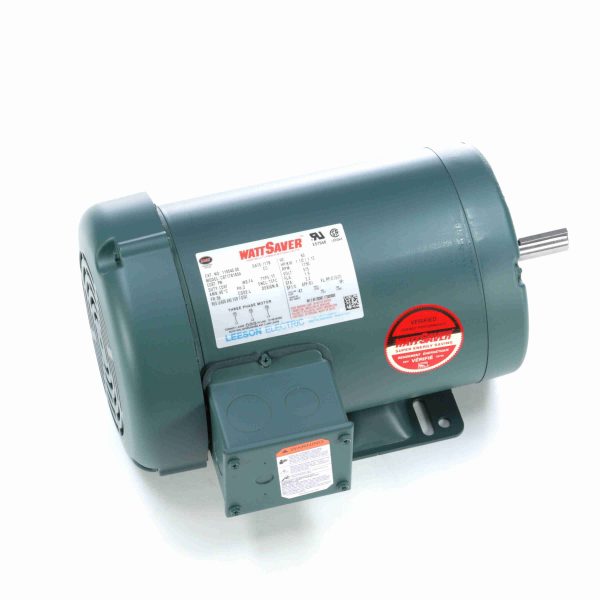 119540.00 - Leeson 1.50 HP Special Voltage Motor, 3 phase, 1800 RPM, 575 V, 56 Frame, TEFC - 119540.00