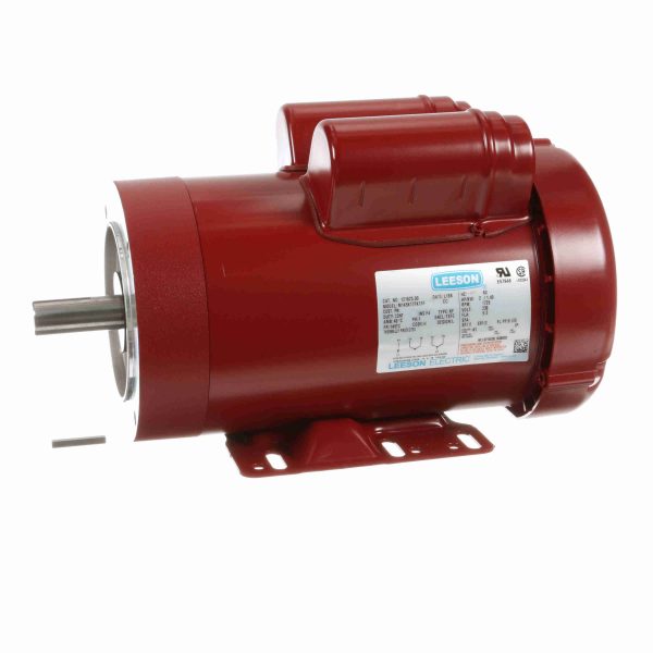 121625.00 - Leeson 2 HP Agricultural Motor, 1 phase, 1800 RPM, 230 V, 145TC Frame, TEFC - 121625.00