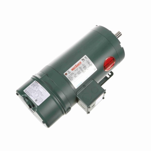 122238.00 - Leeson 2 HP Brake Motor, 3 phase, 1800 RPM, 208-230/460 V, 145T Frame, ODP - 122238.00