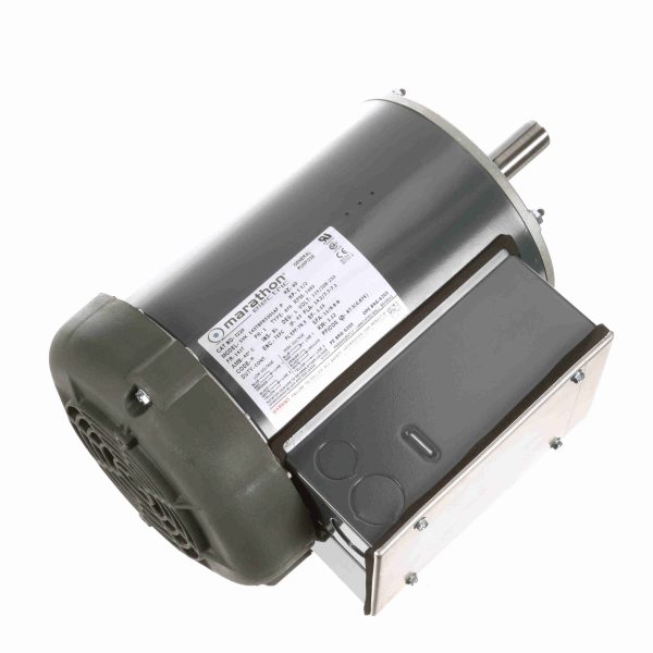 143TBFR5301 - Marathon 1.50 HP General Purpose Motor, 1 phase, 3600 RPM, 115/208-230 V, 143T Frame, TEFC - I220