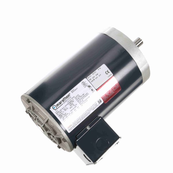 143TTDR14049 - Marathon 1 HP General Purpose Motor, 3 phase, 1800 RPM, 230/460 V, 143TC Frame, ODP - K634A