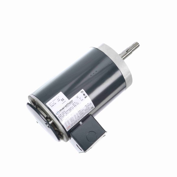 143TTDR16013 - Marathon 1.50 HP Close-Coupled Pump Motor, 3 phase, 3600 RPM, 230/460 V, 143JMV Frame, ODP - GT4103
