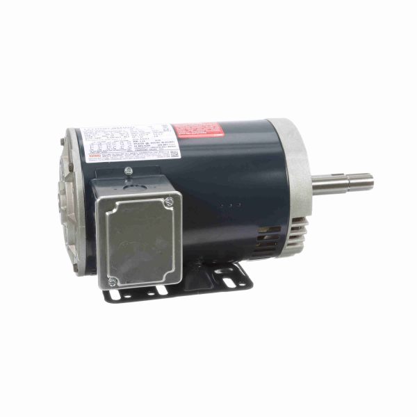143TTDR6007 - Marathon 1.50 HP Close-Coupled Pump Motor, 3 phase, 3600 RPM, 230/460 V, 143JM Frame, ODP - GT0403