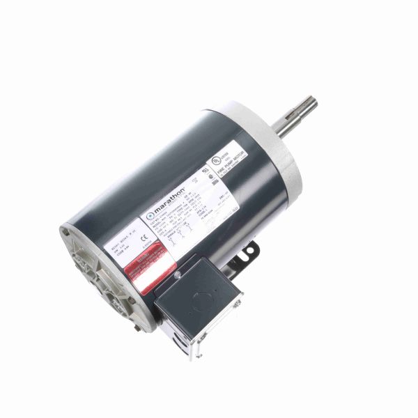 143TTDR6008 - Marathon 1.50 HP Close-Coupled Pump Motor, 3 phase, 3600 RPM, 575 V, 143JM Frame, ODP - GT0503
