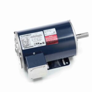 143TTDR6052 - Marathon 1 HP General Purpose Motor, 3 phase, 1800 RPM, 230/460 V, 143T Frame, ODP - U417A