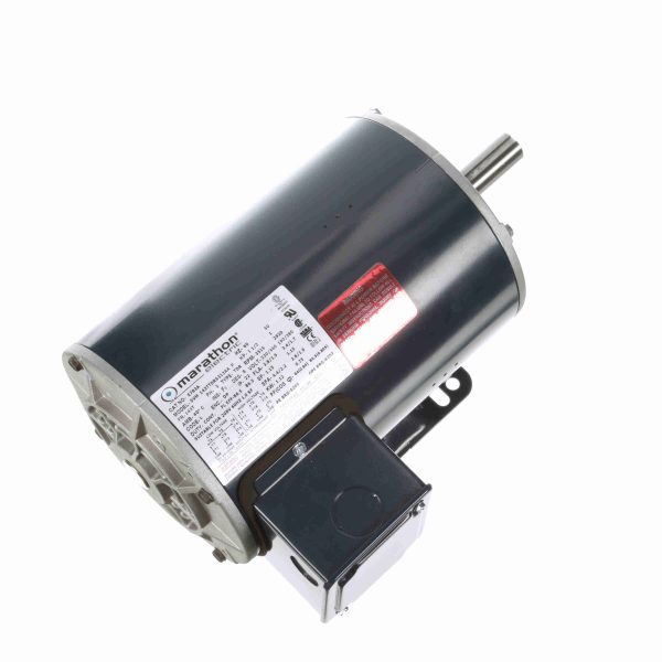 143TTDR6313 - Marathon 1.50 HP General Purpose Motor, 3 phase, 3600 RPM, 230/460 V, 143T Frame, ODP - E783A