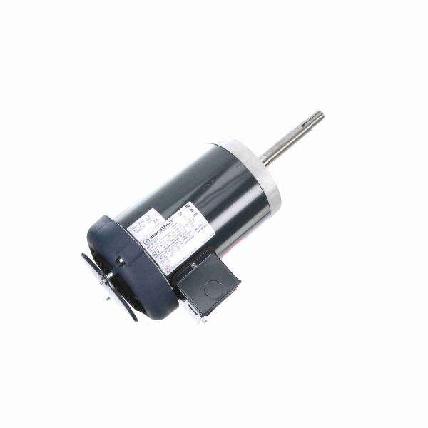 143TTFR16012 - Marathon 1.50 HP Close-Coupled Pump Motor, 3 phase, 3600 RPM, 230/460 V, 143JPV Frame, TEFC - GT5403