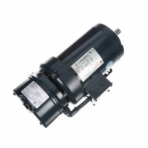 143TTFR16065 - Marathon 1 HP Brake Motor, 3 phase, 1800 RPM, 230/460 V, 143T Frame, TEFC - K461A