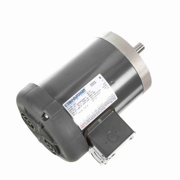 143TTFR5302 - Marathon 1.50 HP General Purpose Motor, 3 phase, 3600 RPM, 230/460 V, 143TC Frame, TEFC - C201