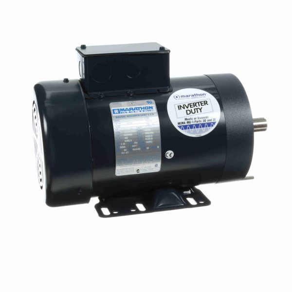 143TTFR5582 - Marathon 1.50 HP General Purpose Motor, 3 phase, 3600 RPM, 230/460 V, 143TC Frame, TEFC - E2003