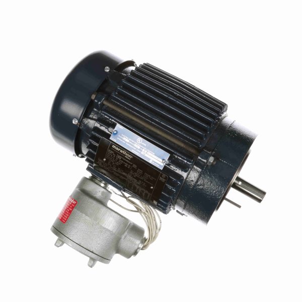 143TTGN14011 - Marathon 1.50 HP Explosion Proof Motor, 3 phase, 3600 RPM, 230/460 V, 143TC Frame, EPFC - C301B