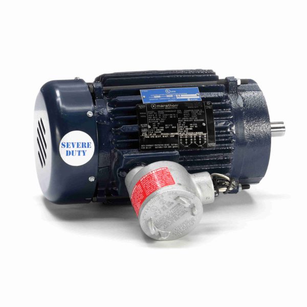 143TTGN16539 - Marathon 1 HP Explosion Proof Motor, 3 phase, 1800 RPM, 230/460 V, 143TC Frame, EPFC - C320B