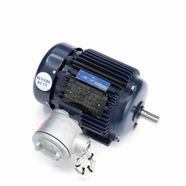 143TTGN6501 - Marathon 1.50 HP Explosion Proof Motor, 3 phase, 3600 RPM, 230/460 V, 143T Frame, EPFC - U058A