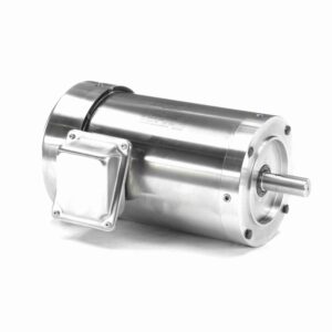 143TTWD6527 - Marathon 1 HP Washdown Motor, 3 phase, 1800 RPM, 208-230/460 V, 143TC Frame, TEFC - N434B