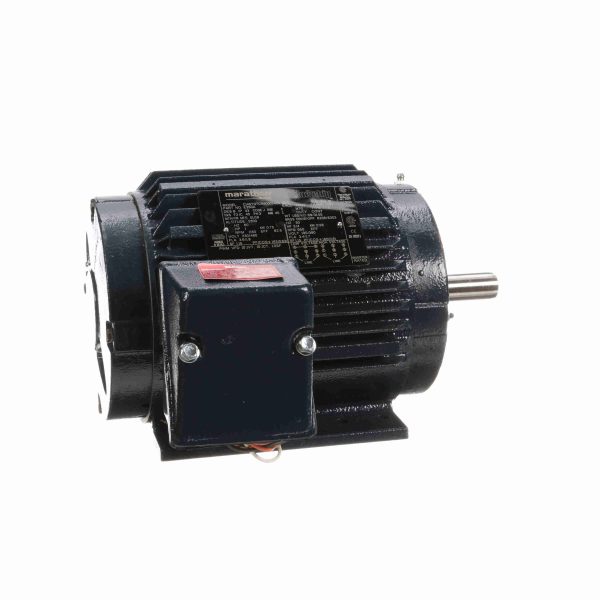 145T11TCR60005A1 - Marathon 1 HP General Purpose Motor, 3 phase, 1200 RPM, 230/460 V, 145T Frame, TENV - E350A