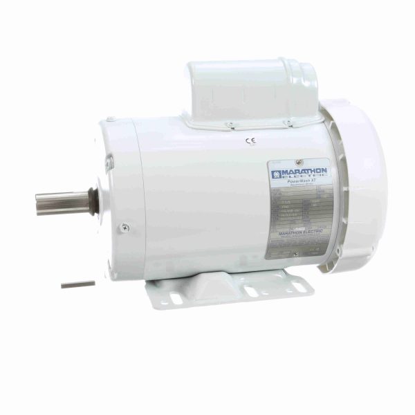 145TCWR5326 - Marathon 1.50 HP Washdown Motor, 1 phase, 1800 RPM, 115/208-230 V, 145T Frame, TEFC - N683
