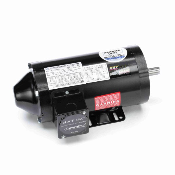 145THTR16032 - Marathon 2 HP Variable Speed Motor, 3 phase, 1800 RPM, 230/460 V, 145TC Frame, TENV - Y612