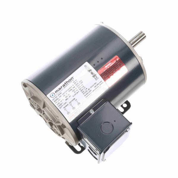 145TTDR16008 - Marathon 2 HP General Purpose Motor, 3 phase, 3600 RPM, 575 V, 145T Frame, ODP - U906A