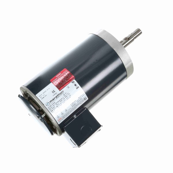 145TTDR16073 - Marathon 1.50 HP Close-Coupled Pump Motor, 3 phase, 1800 RPM, 200 V, 145JMV Frame, ODP - GT4004