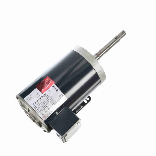 145TTDR16075 - Marathon 1.50 HP Close-Coupled Pump Motor, 3 phase, 1800 RPM, 200 V, 145JPV Frame, ODP - GT2304
