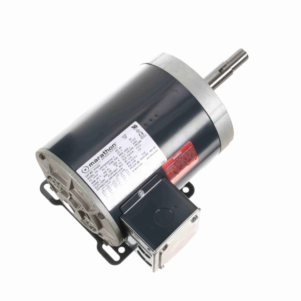 145TTDR6007 - Marathon 2 HP Close-Coupled Pump Motor, 3 phase, 3600 RPM, 230/460 V, 145JM Frame, ODP - GT0406