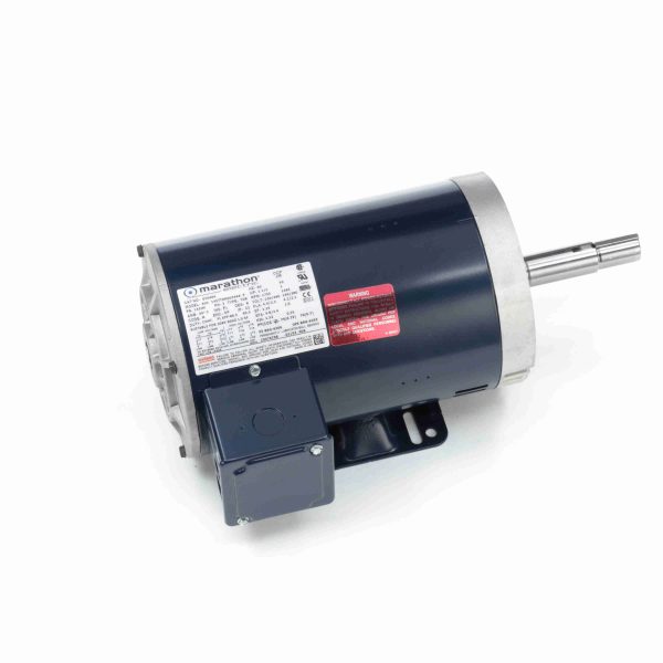 145TTDR6034 - Marathon 1.50 HP Close-Coupled Pump Motor, 3 phase, 1800 RPM, 230/460 V, 145JM Frame, ODP - GT0404