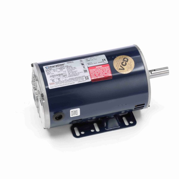 145TTDR6133 - Marathon 2 HP General Purpose Motor, 3 phase, 1800 RPM, 230/460 V, 145T Frame, ODP - U424A